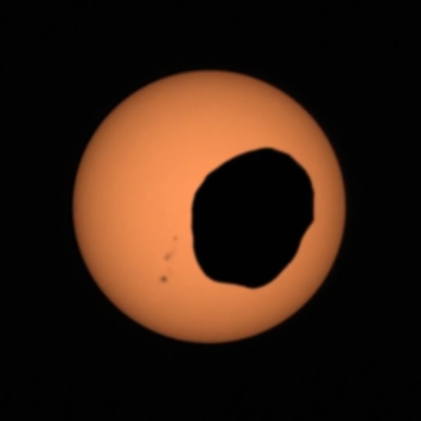 NASAのローバー「Perseverance」が火星の日食を動画で撮影￼